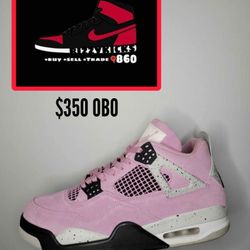Wmns Air Jordan 4 Retro 'Orchid'🌸