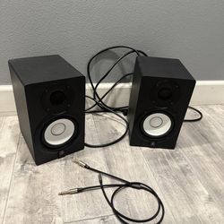 YAMAHA hs5 studio speaker set BLACK