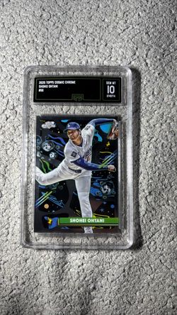 2025 Topps Cosmic Chrome Shohei Ohtani #56 GMA 10