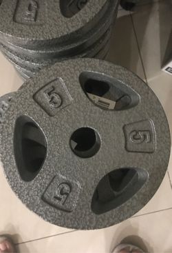 Brand new 5lb dumbbell weights