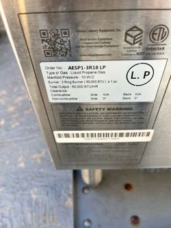 Single burner Gsw USA