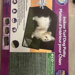 PoochPads Indoor Turf Dog Potty Plus, For dogs up to 20 lbs., 24" L X 16" W X 1" H