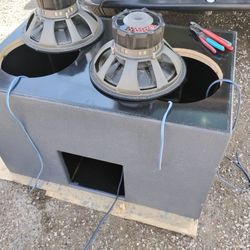 Custom Enclosure For Subwoofer- See Pictures Read Ad 