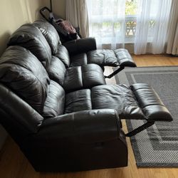 Sofa Brown Leather 