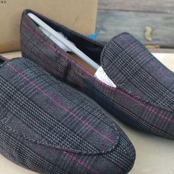 Lucky Brand Bellana Plaid Slip-ons Loafers