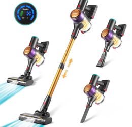 Moolan V3 PRO Cordless LED Home Vacuum yellow