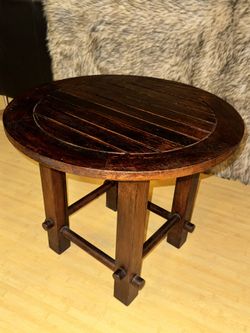 Unique Wooden Side Table