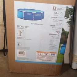 (2) 10' x 30" Above Ground Pools