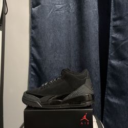 Jordan 3 Retro Black Cat Size 10