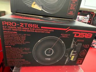 Speakers DS18 PRO-ZT6SL $80 each/pair $150