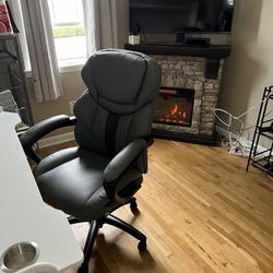 Wellness By Design Leather Desk Computer Chair