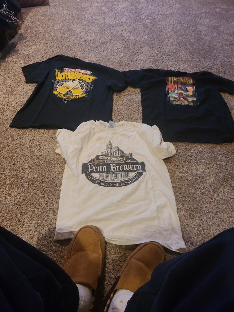 3 Penn Pilsner T-shirts