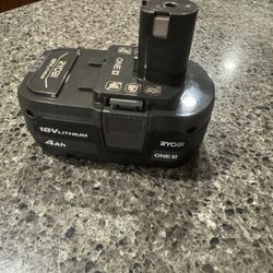 18 V Ryobi Battery 4 AH 