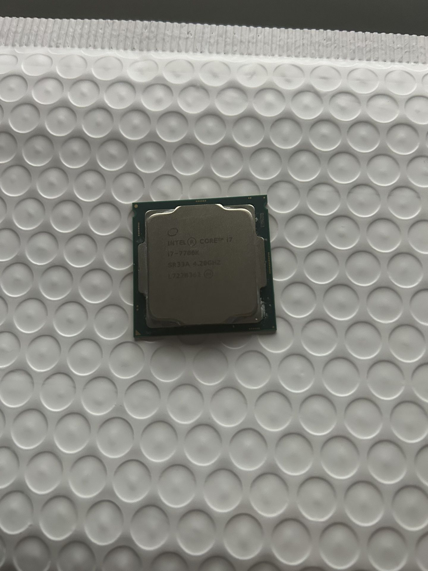 Intel i7 7700k CPU