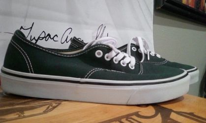 Vans size 9 new in the box dark green