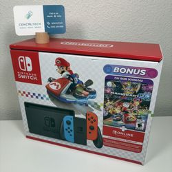 New Nintendo Switch Console with Mario Kart Bundle