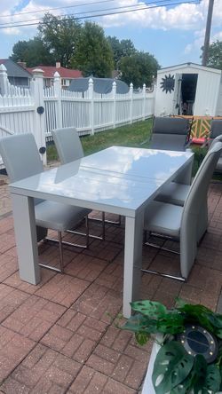 Table and 4 chairs