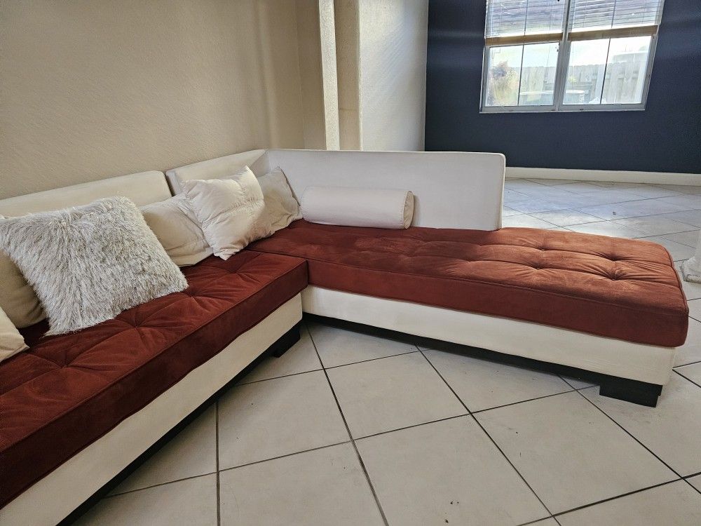 Sofa Couch Suede Material