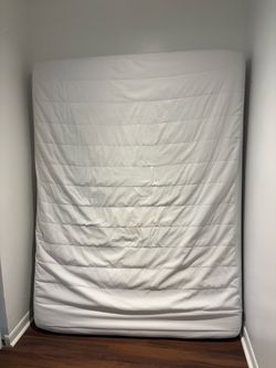 Queen size mattress with cover
