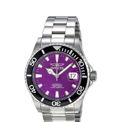 INVICTA Pro Diver Purple Watch 
