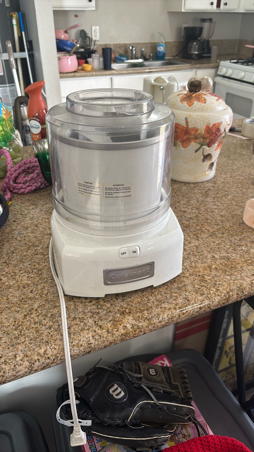 Cuisinart ice cream machine
