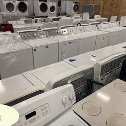 Washer & Dryer Electric Gas Set Sets Washers Dryers Free Cords Attachments Warranty 