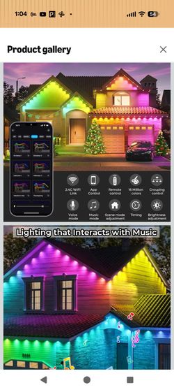 100FT Permanent Outdoor Lights