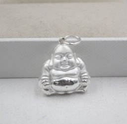 925 sterling silver Buddha pendant