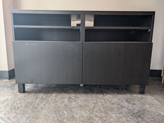 Dark Espresso Finish Media Console with Storage