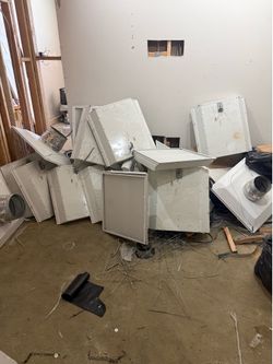 Drop down ceiling lights and A/C registers