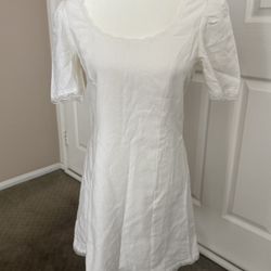 WAYF ivory dress