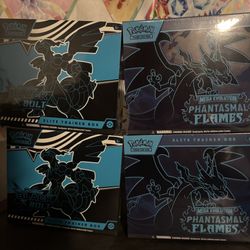 Pokemon Black Bolt And Phantasmal Flames ETBs