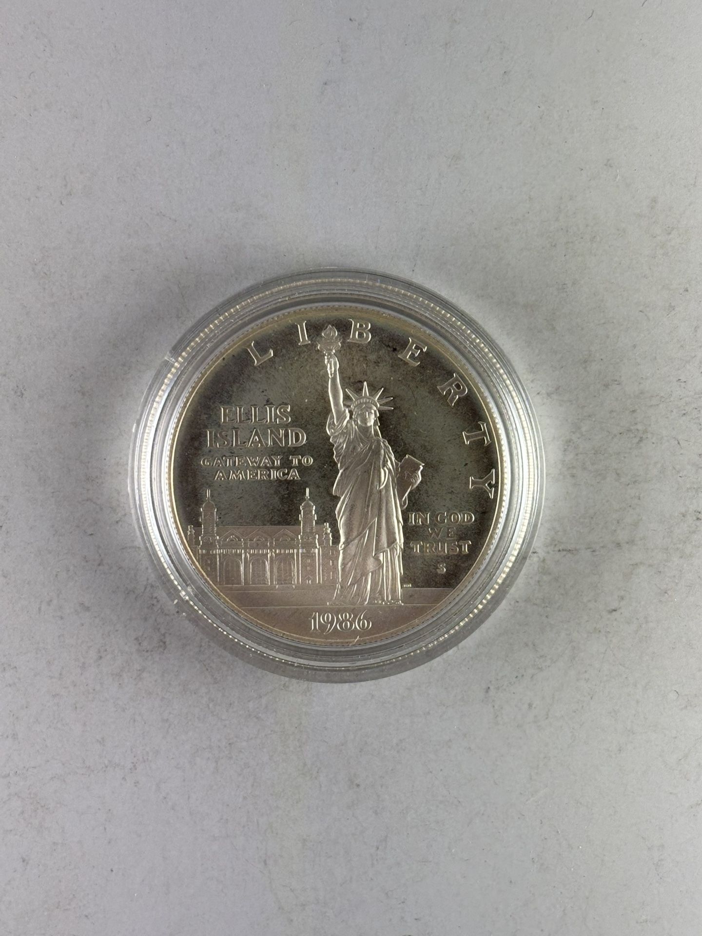 1986-S Statue of Liberty Proof Dollar -- GORGEOUS SILVER COIN!