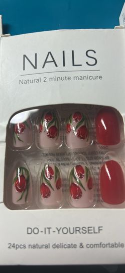 Press on nails, False nails