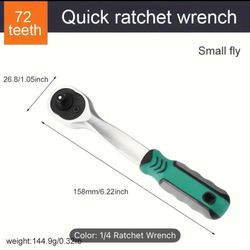 72 Tooth Fast Ratchet Wrench,