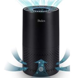 Bulex Air Purifier with H13 True HEPA Filter & 4-Stage Filtration System - Black