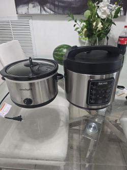 Crockpot Slow Cooker & Aroma Rice Cooker Bundle