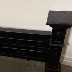 Bed Frame And End Table 