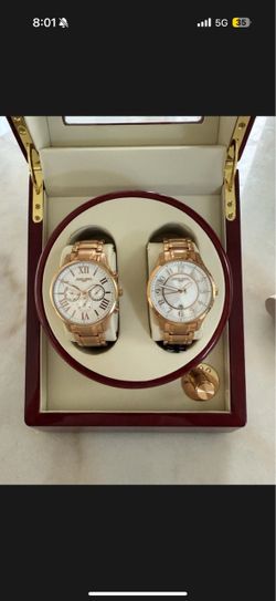 Jorg Gray Unisex Watch Rose Gold/Mother of Pearl / PAIR