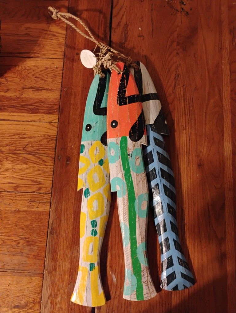 Rare Chesapeake Bay Ltd 3 hanging fish door decor