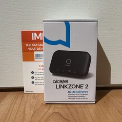 Brand New Alcatel Linkzone 2 LTE Hotspot Boost Mobile 