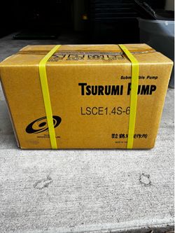 NEW Tsurumi LSCE1.4S-61 2/3 HP Submersible Dewatering Pump – Never Used