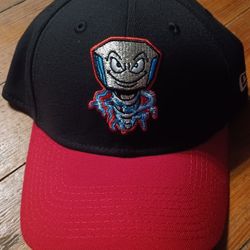 Lansing Lugnuts Size Small Medium Fitted High A Baseball Team Mascot Big Lug Hat Cap New 
