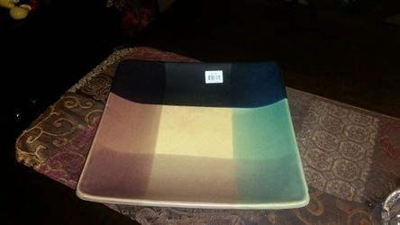 Large plate candle holder / home decor