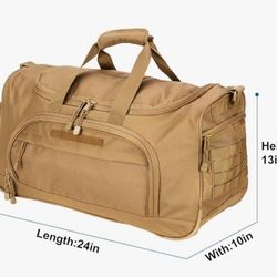 Ultra Reinforced Large Duffel For Heavy Loads :Gym• Camping ⛺️ Travel •Trades