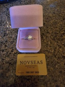 Moissanite Engagement Ring