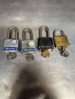 Master lock bolts