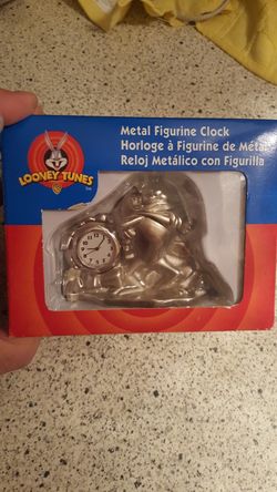 Metal Looney Tunes TAZ Clock
