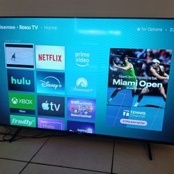 58"  Hisense 4k UHD Smart T.V