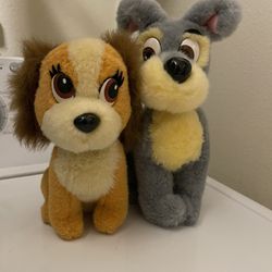 Disney’s lady and the tramp stuffed animals 